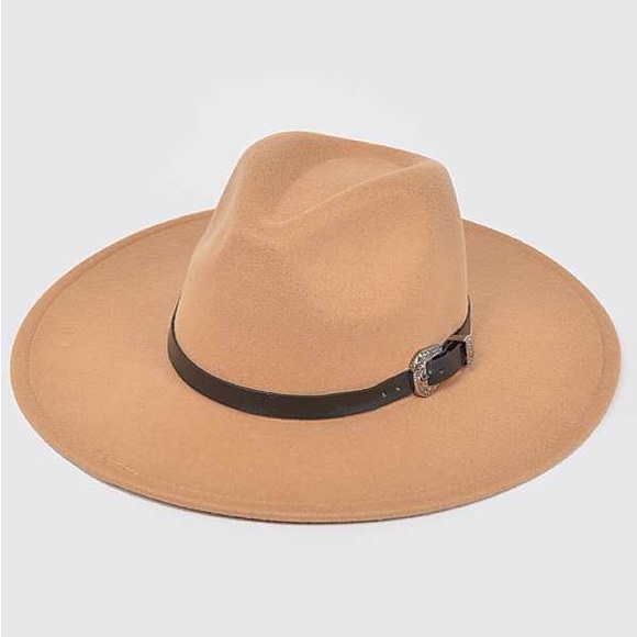 Western Cowboy Belted Fedora Hat - Picture 6 of 6